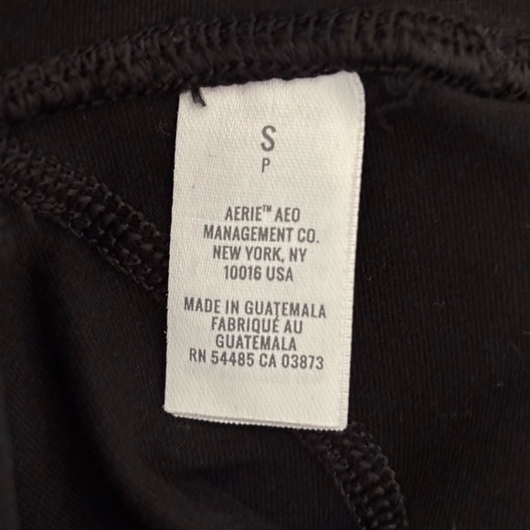 Aerie | Chill. Play. Move. Mesh Panel Leggings | Black | Small - Picture 5 of 6